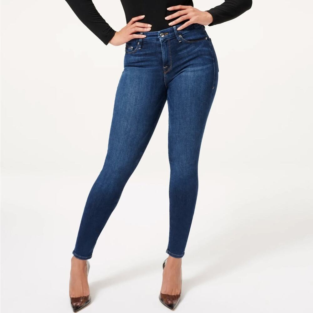 Good American Good Legs High Rise Skinny Fit Denim Jeans Size 22